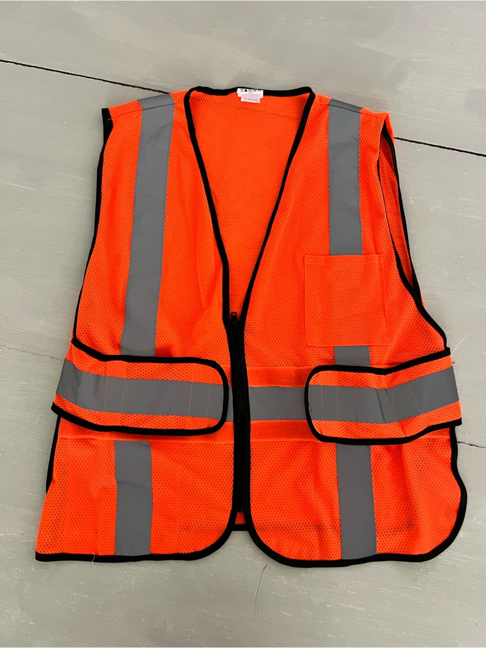 HDX High Visibility Orange Reflective Safety Vest one Size